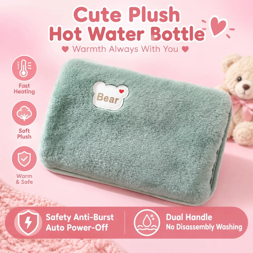 🎄Christmas Sale! LAST DAY ONLY! ⏰Rechargeable hot water bottles, heat packs, explosion-proof heat pads