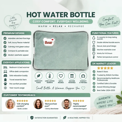 🎄Christmas Sale! LAST DAY ONLY! ⏰Rechargeable hot water bottles, heat packs, explosion-proof heat pads
