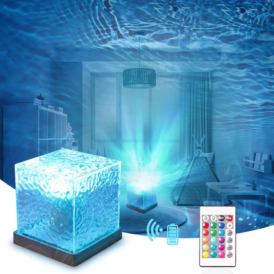 🎅Christmas Gift idea 49%OFF -🎁Ocean Water Ripple  Crystal Lamp🔥