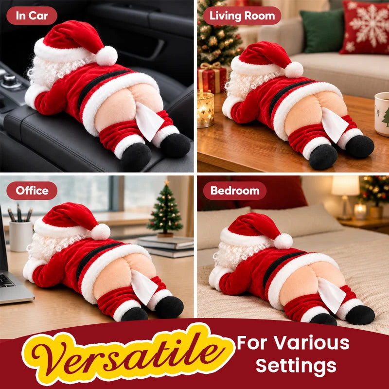 🔥Last Day 49% OFF🔥🎅Funny Santa Butt Tissue Box🎁