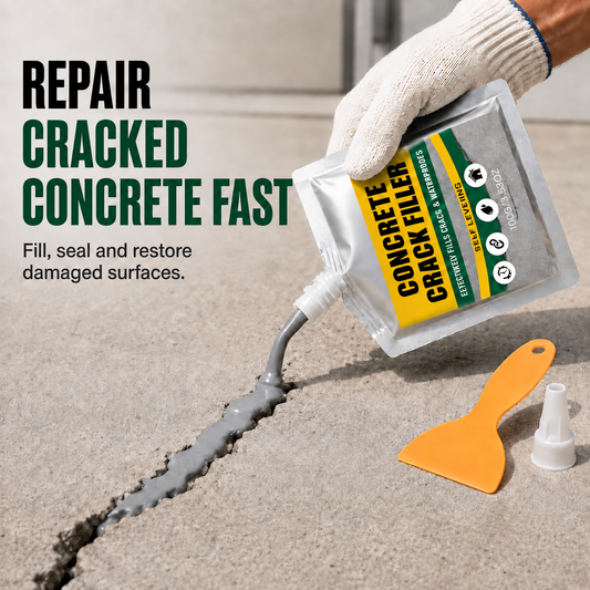 🏠 Waterproof Concrete Crack Filler for Indoor & Outdoor Use